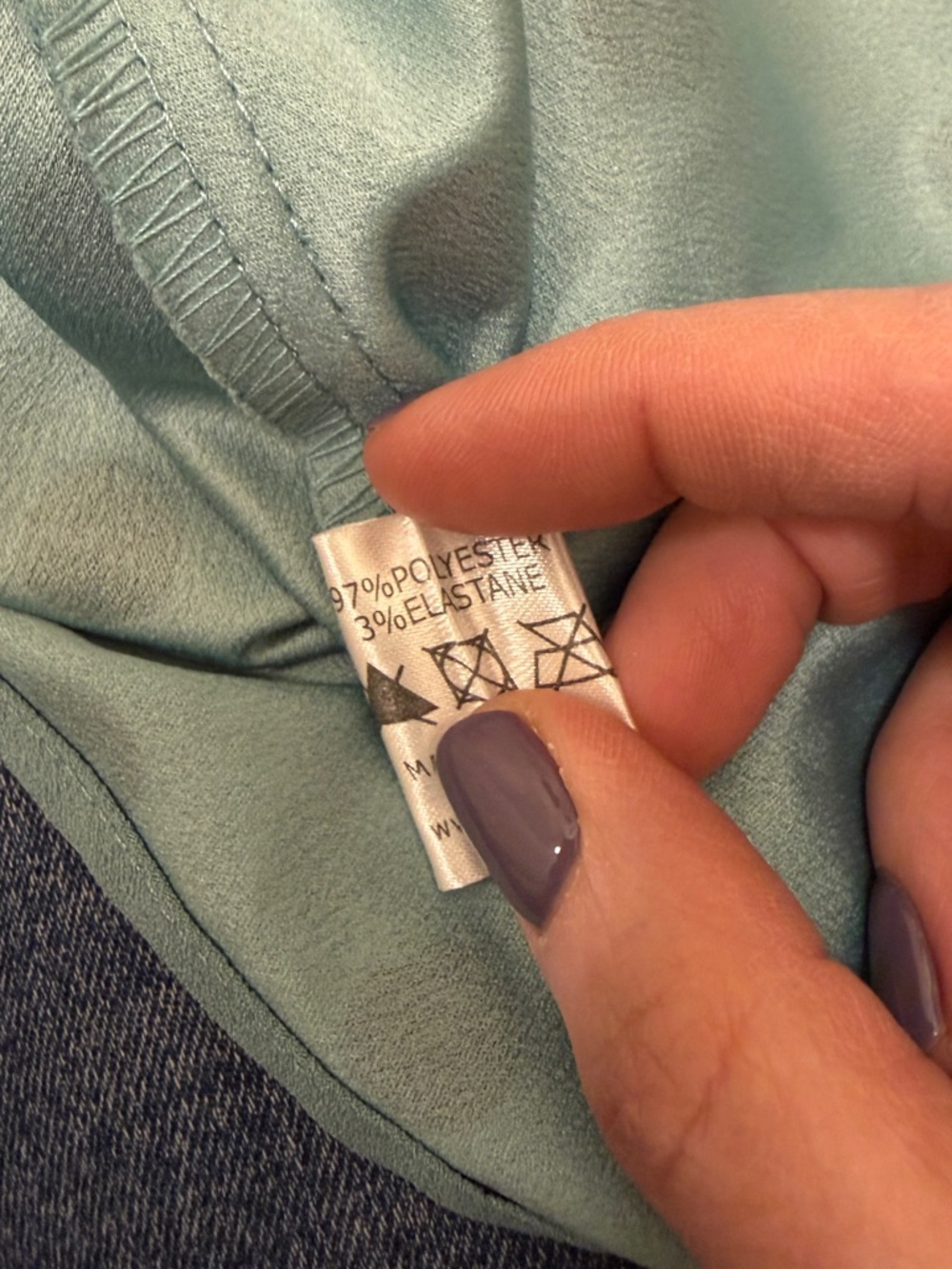 Classic Teal Polka Dot Fit-and-Flare Dress - Picture 5 of 5